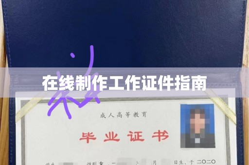 哈尔滨在线制作工作证件指南