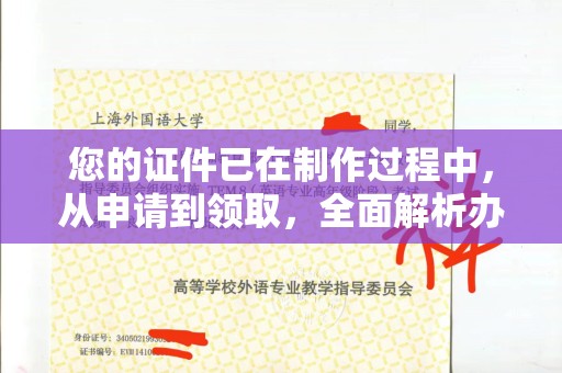哈尔滨您的证件已在制作过程中，从申请到领取，全面解析办证流程
