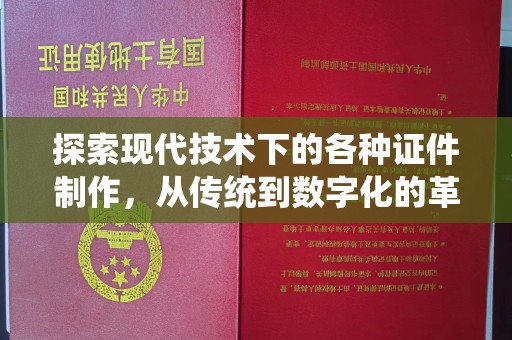 哈尔滨探索现代技术下的各种证件制作，从传统到数字化的革新之路