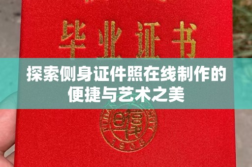 哈尔滨探索侧身证件照在线制作的便捷与艺术之美