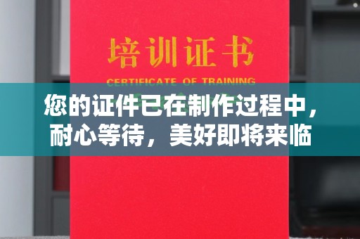 哈尔滨您的证件已在制作过程中，耐心等待，美好即将来临